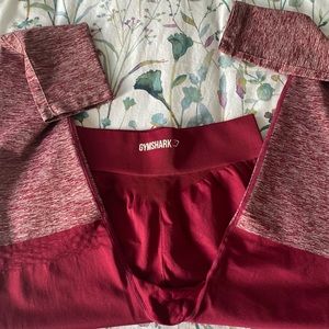 Gymshark two tone leggings never worn size medium